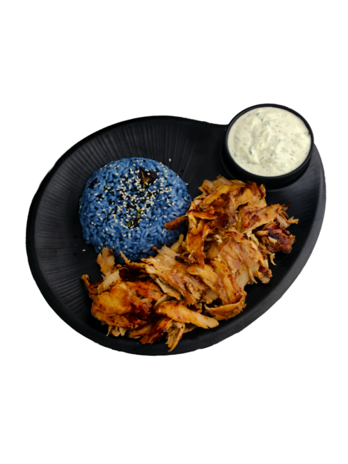 FlavorS Döner Teller Blauer Reis